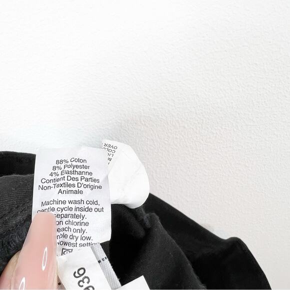 Madewell 9” High Rise Skinny Jeans 25 ISKO Stay Black Wash - Picture 6 of 7